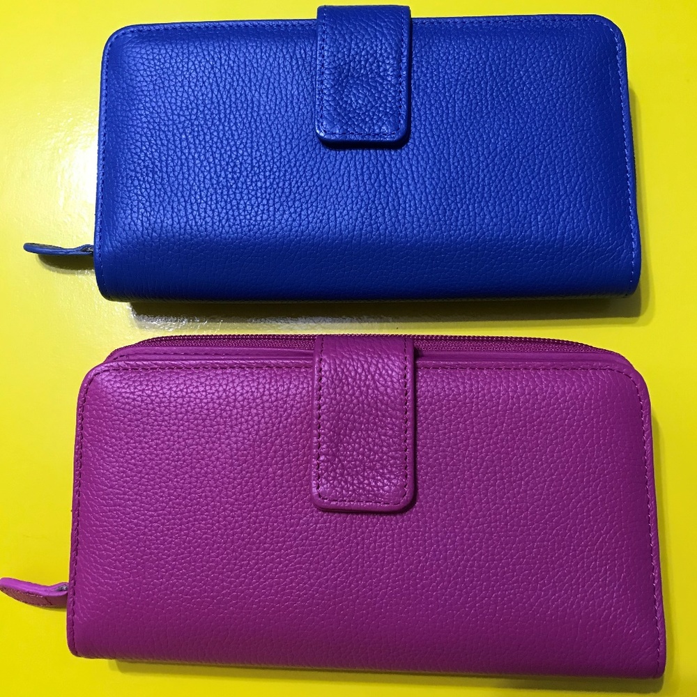 Kim Rogers All-in-One Wallet / Clutch in Blue or P